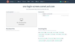 sns-login-screen.comet.aol.com - urlscan.io
