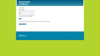 Government of Alberta // Employment & Immigration Login
