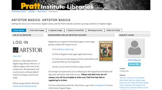 Artstor Basics - Artstor Basics - LibGuides at Pratt Institute