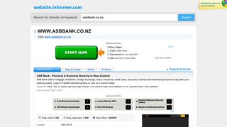 asbbank.co.nz at WI. ASB Bank - Personal & Business Banking in ...