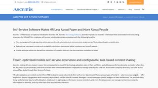 Self Service HR Software - Ascentis Solutions