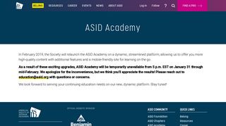 ASID Academy