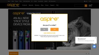 Aspire online shopping - Best E Cigarette, Clearomizer, electronic ...
