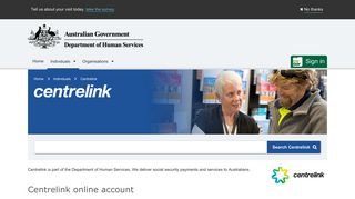 Centrelink - Australian Government Department of Human Services