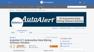 AutoAlert #1 Automotive Data Mining Software Solution Ratings ...