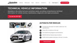 Technical Information for the Automotive Market | Autodata | Other ...