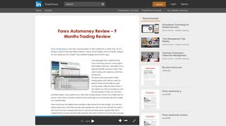 Forex automoney login - SlideShare
