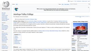 Antelope Valley College - Wikipedia
