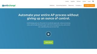 Accounts Payable Software & Automated Bill Payment | AvidXchange™