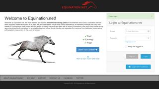 Equination.net | Virtual Horse Racing