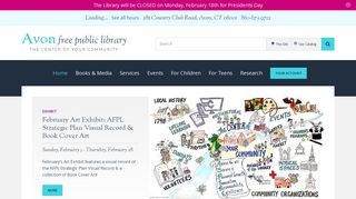 Avon Free Public Library – The Center of Your Community
