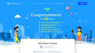 Transfer Money to India from USA with RemitMoney