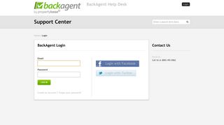 BackAgent | Login