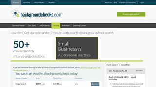 Pricing - Backgroundchecks.com