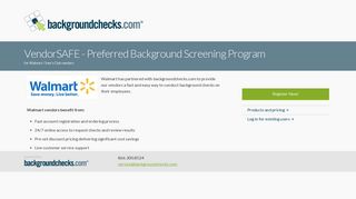 Walmart background check - Backgroundchecks.com