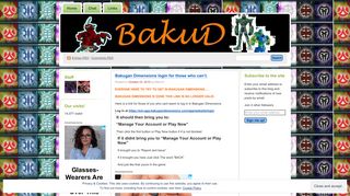 Bakugan Dimensions login for those who can't. | Great source for ...