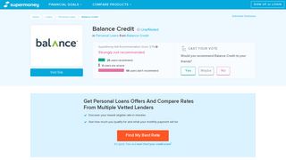 Balance Credit Reviews - Personal Loans - SuperMoney