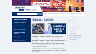 Personal Banking | BancFirst of Oklahoma