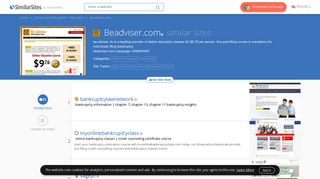 40 Similar Sites Like Beadviser.com - SimilarSites.com