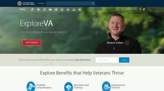 Explore VA: Benefits for Veterans & Their Families