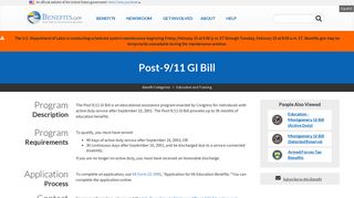 Post-9/11 GI Bill | Benefits.gov