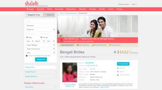Bengali Bride on Shaadi.com - 400,000 Bengali Matches and growing