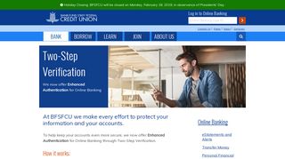 Enhanced Authentication - Bank-Fund Staff Federal Credit Union