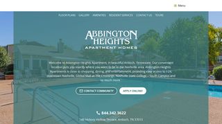 Apartments in Antioch, Greater Nashville | Abbington Heights, Ant - BH ...