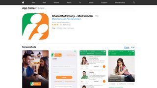 BharatMatrimony – Matrimonial on the App Store - iTunes - Apple