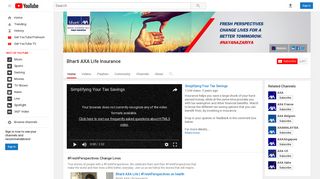 Bharti AXA Life Insurance - YouTube