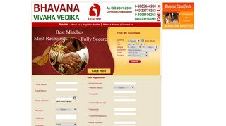 ::Welcome to Bhavana Marriage.com - ::User Registration :: Register ...