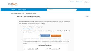 How do I register with BidSync? – BidSync Customer Solutions