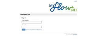 MyFlowBill | Sign In