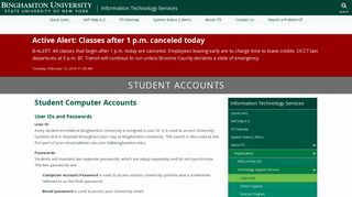 Student Accounts - Information Technology Services | Binghamton ...