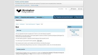 Bid - Birmingham City Council - Birmingham Choice