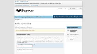 Register your household - Birmingham City ... - Birmingham Choice