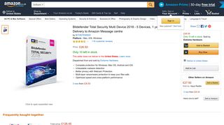 Bitdefender Total Security Multi Device 2018 - 5 Devices ... - Amazon UK