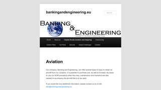 Aviation | bankingandengineering.eu