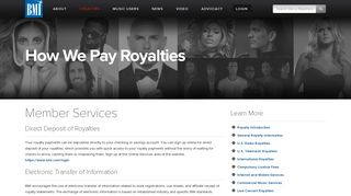 Member Services | Royalties | BMI.com