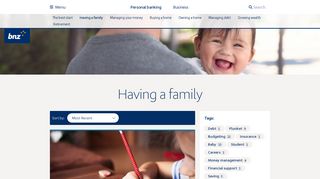 Having a family | BNZ Be Good with Money