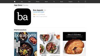 Bon Appetit on the App Store - iTunes - Apple