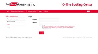 Login | Online Booking Center