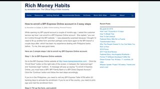 How to enroll a BPI Express Online account in 3 easy steps - Rich ...