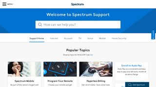 Email - Spectrum Support