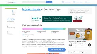Access bugclub.com.au. ActiveLearn: Login
