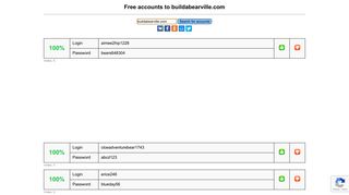 buildabearville.com - free accounts, logins and passwords