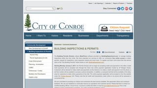 Building Inspections & Permits | City of Conroe