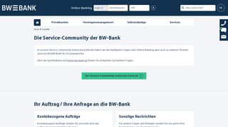 Kontakt | BW-Bank