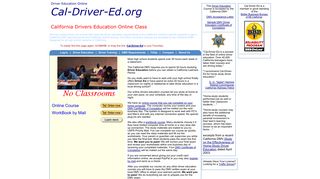 California Driver Ed Online $9.75 | Cal Online Driver Education | CA ...