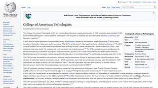 College of American Pathologists - Wikipedia